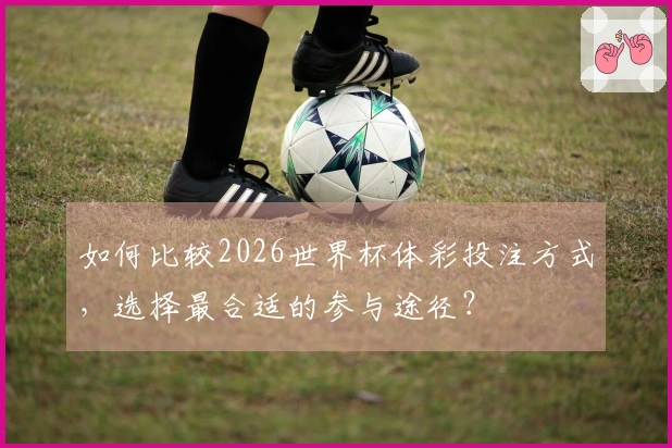 如何比较2026世界杯体彩投注方式，选择最合适的参与途径？