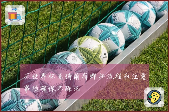 买世界杯竞猜前有哪些流程和注意事项确保不踩坑