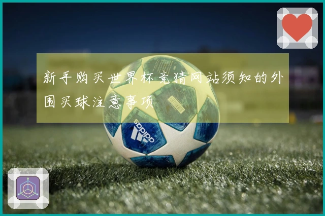 新手购买世界杯竞猜网站须知的外围买球注意事项